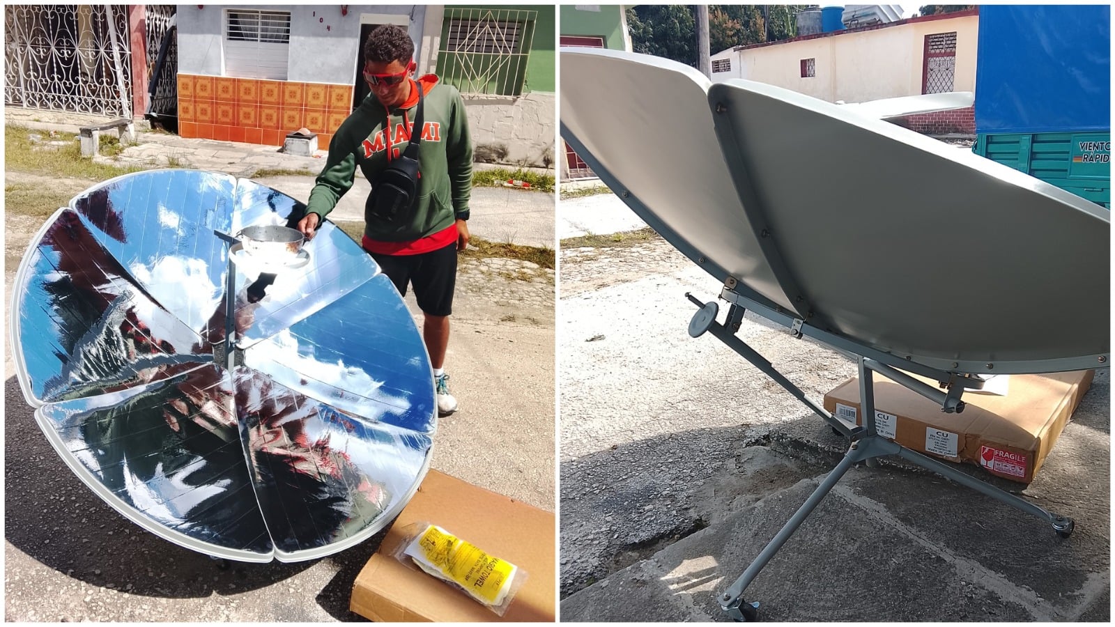Cubano vende un fogón solar por 100 dólares: “La olla coge presión enseguida”