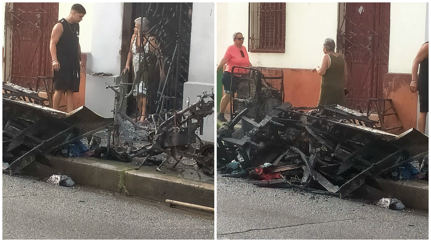Incendio deja severos daños a una casa de Cienfuegos_ esto ocasionó el fuego con las mascotas adentro