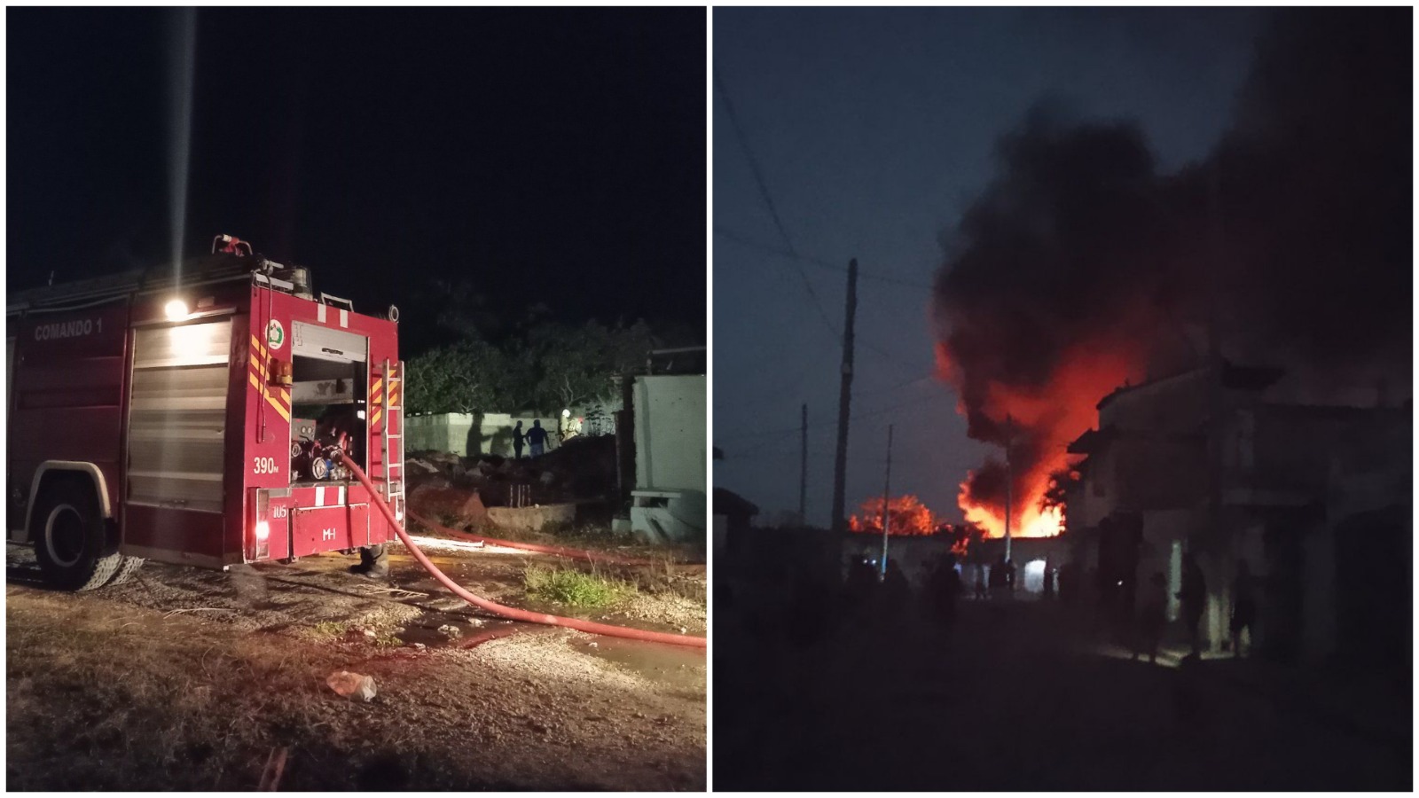 Incendio en la fábrica de cubos en Matanzas destruye producción acumulada