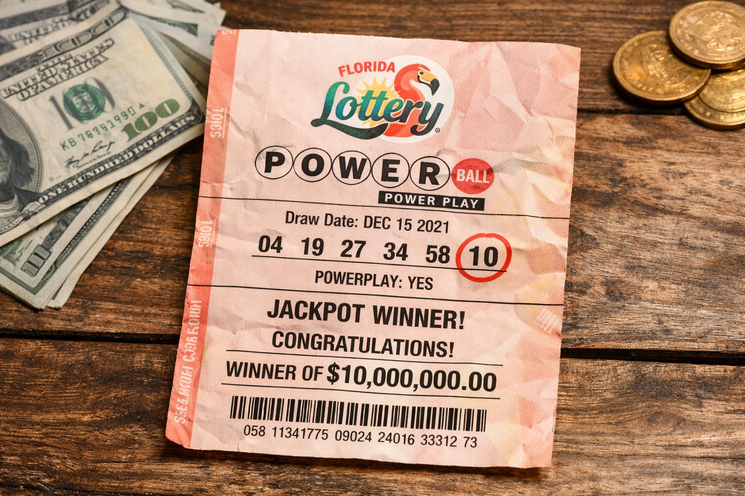 Premio de 10 millones de Powerball cae en la Florida