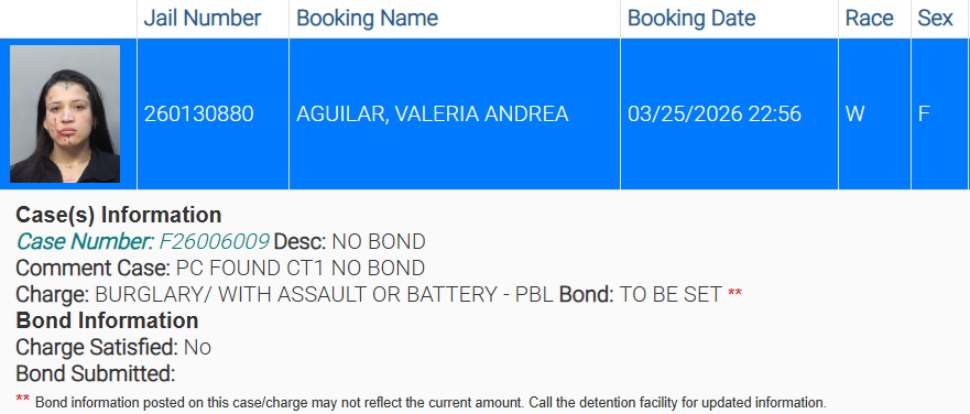 Vecina de Hialeah queda detenida y sin fianza tras delito grave en una gasolinera