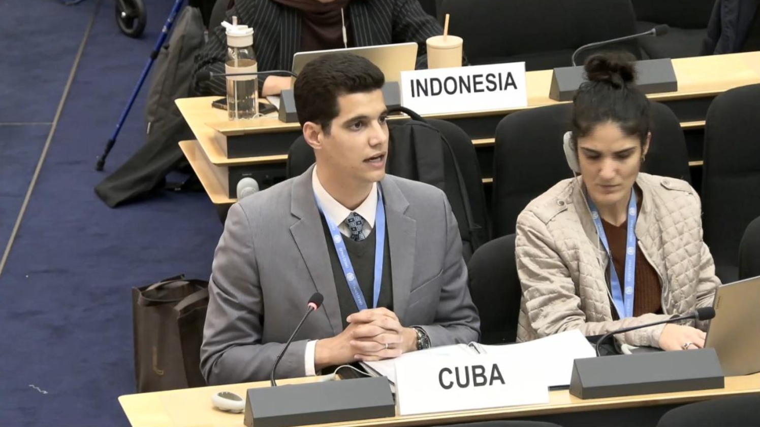¿Quiénes son Roberto Cabañas y su novia, protagonistas del último escándalo de Cuba en la ONU?