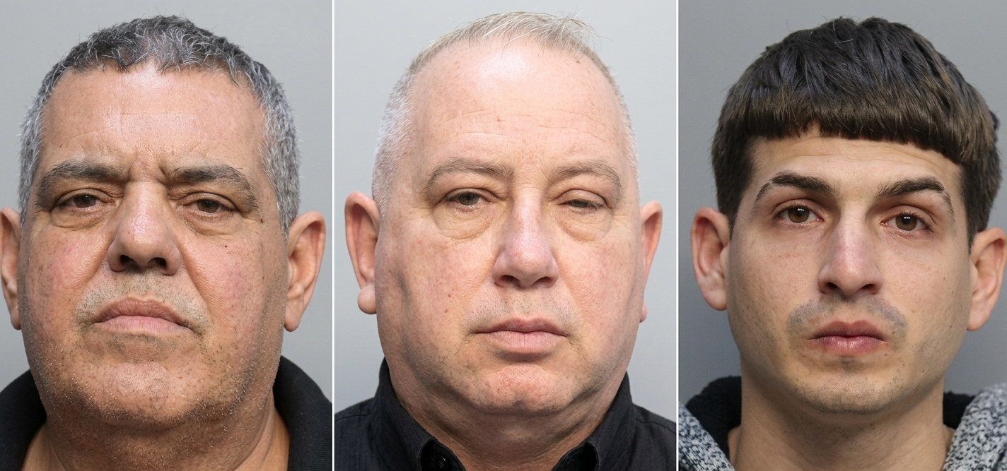 Cubanos detenidos en un parque de Hialeah: un policía encubierto los sorprendió en plena acción