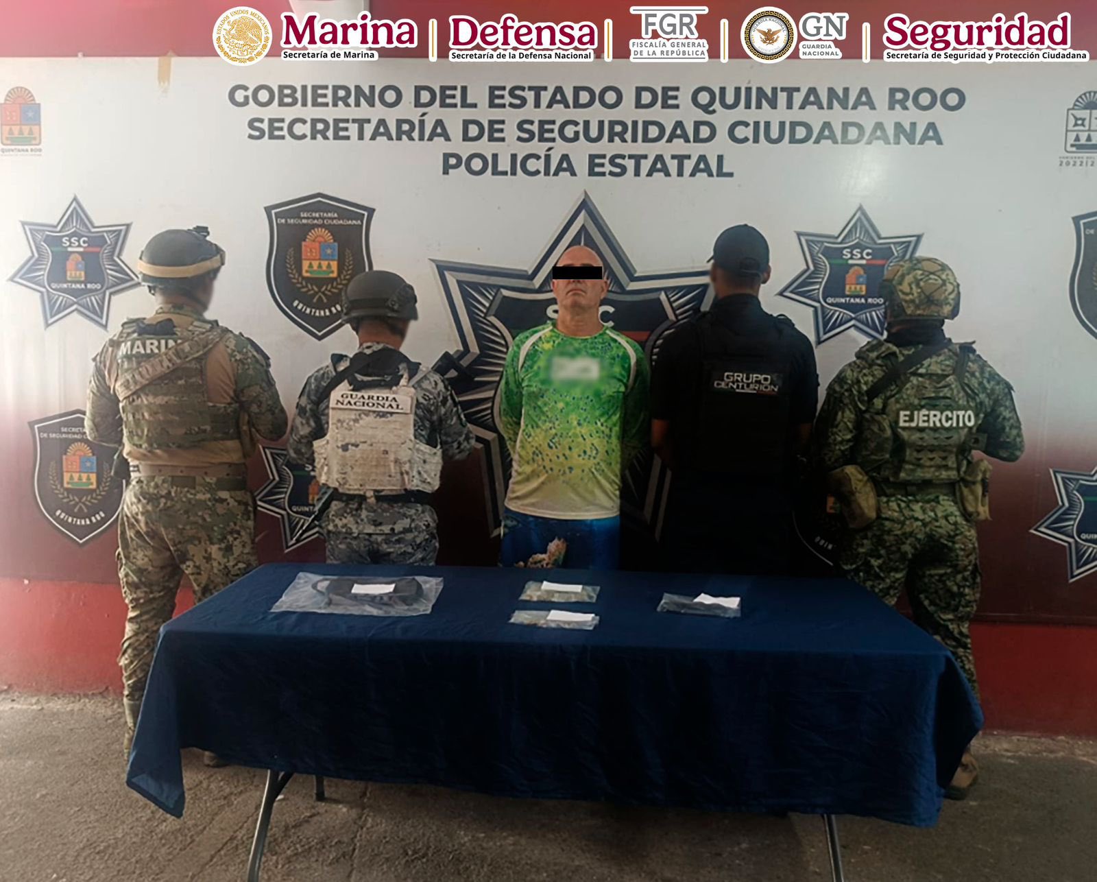 Fuerzas federales mexicanas detuvieron en Cancún a Remigio Valdez Lao, conocido como El Milo