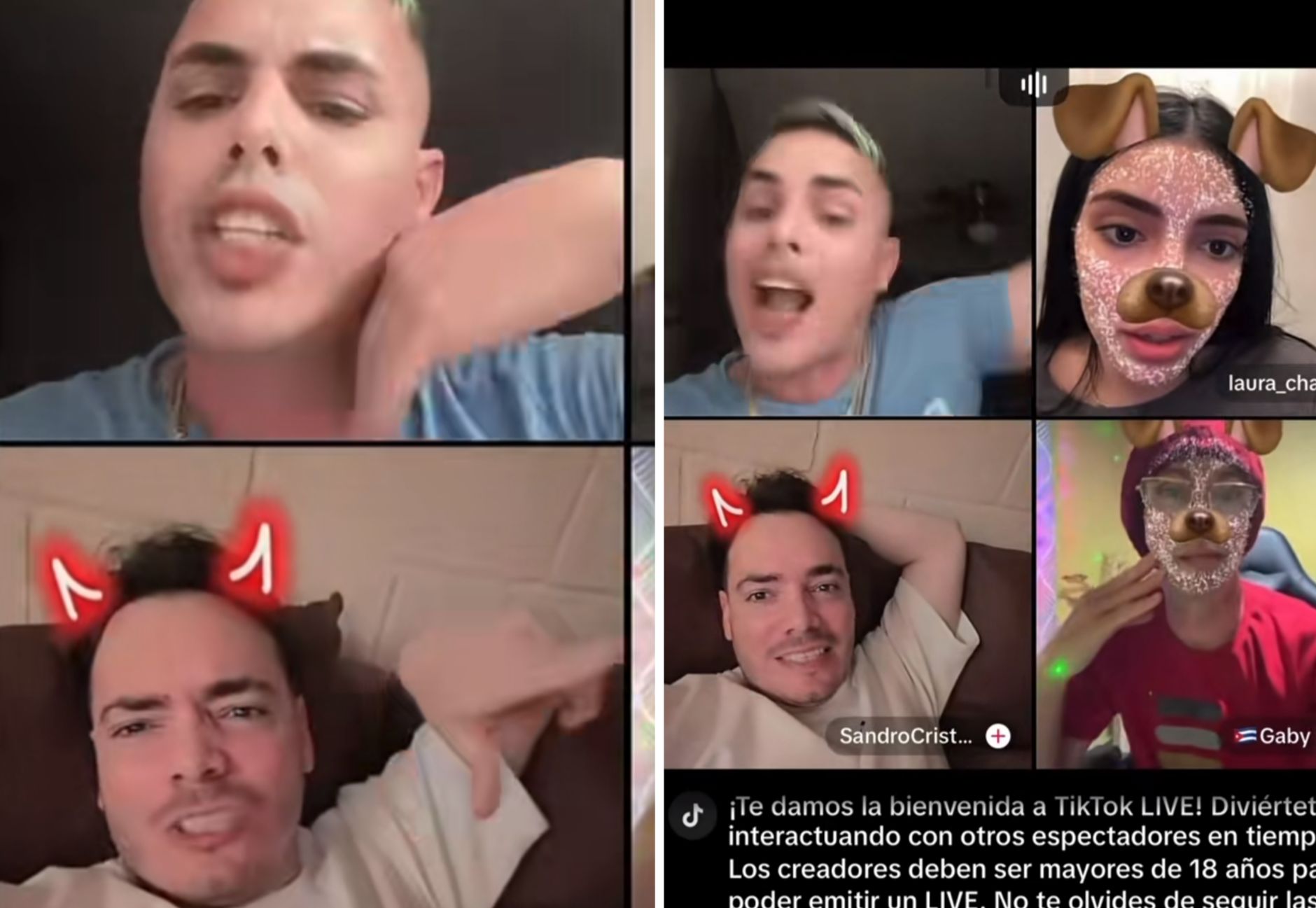 Cubano humilla a Sandro Castro en vivo por TikTok