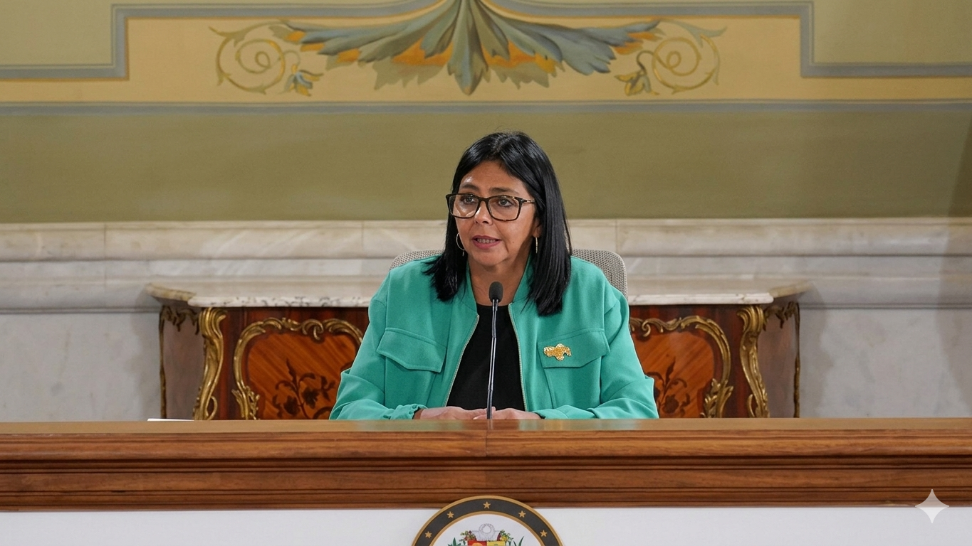 Delcy Rodríguez pone fin a la amnistía en Venezuela de manera “arbitraria e inconstitucional”