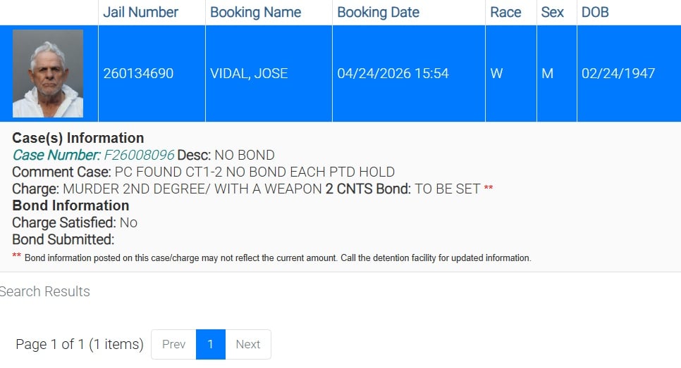 Dos versiones para un crimen en Miami-Dade un anciano detenido y su esposa e hijastro asesinados 2