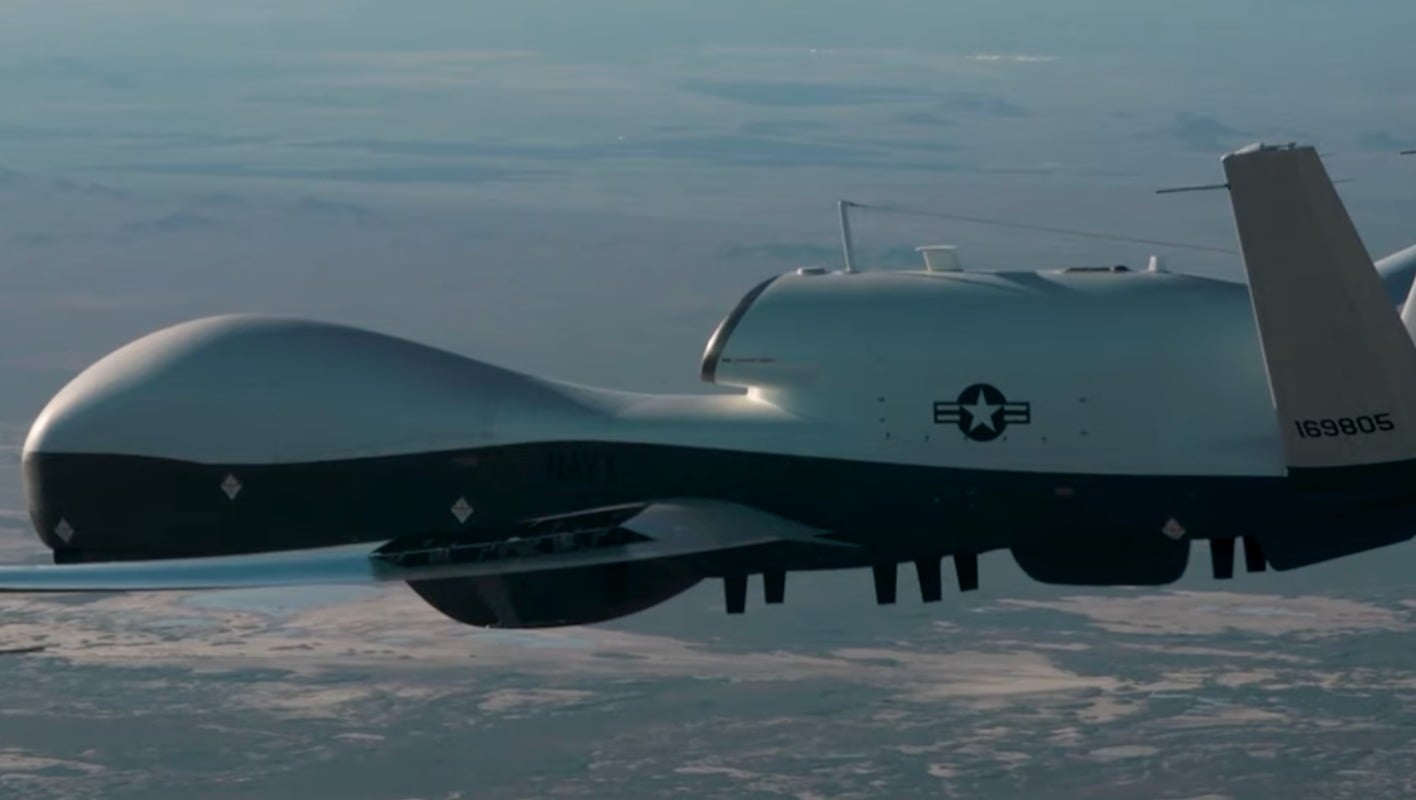 Dron de la Marina de EEUU realiza maniobra de vigilancia sobre aguas de Cuba