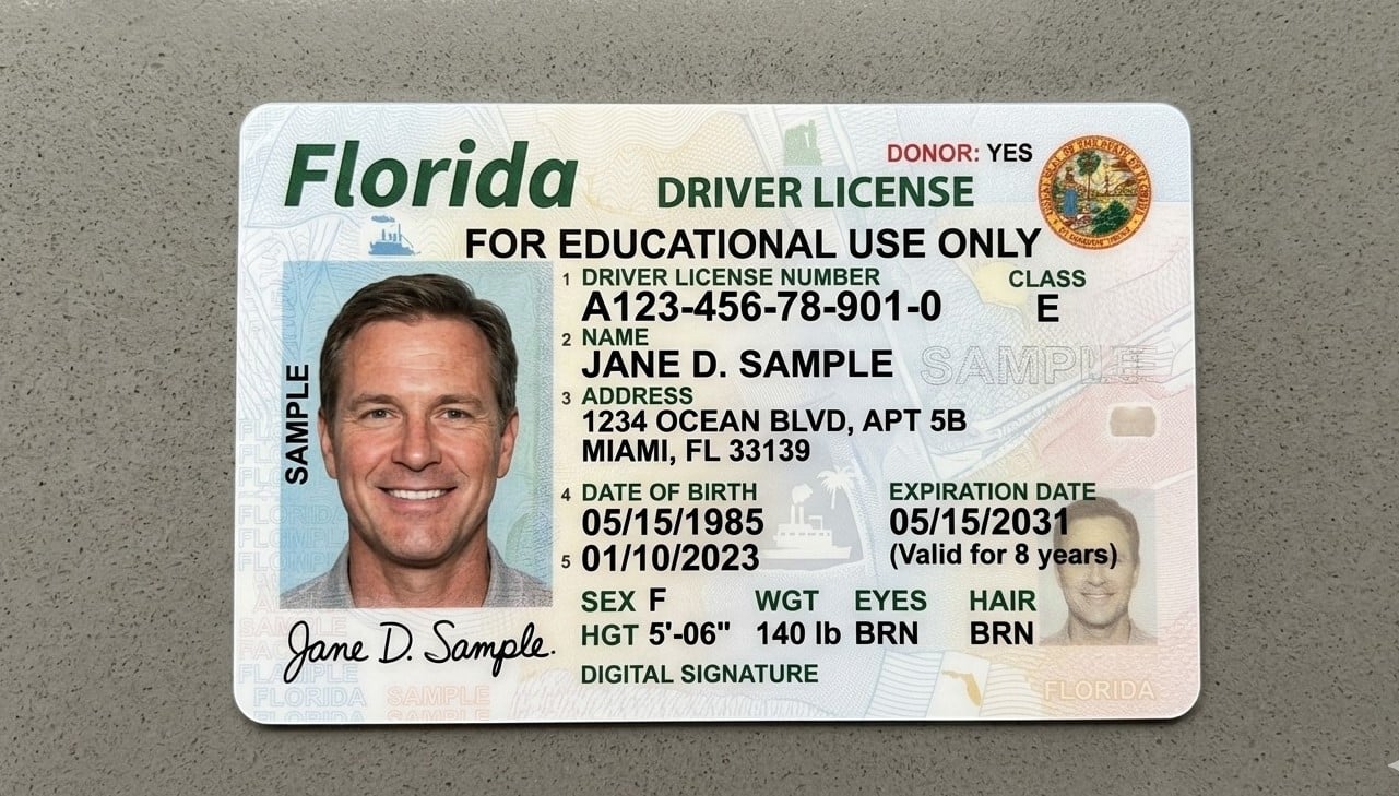 Florida: licencias de conducir mostrarán el estatus migratorio del portador