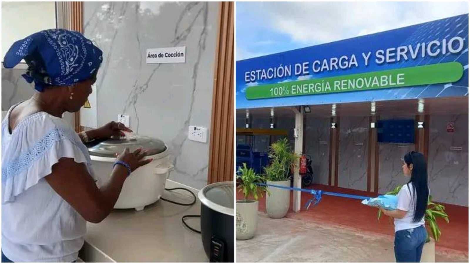 Instalan paneles solares colectivos: puedes llevar tu olla eléctrica para cocinar