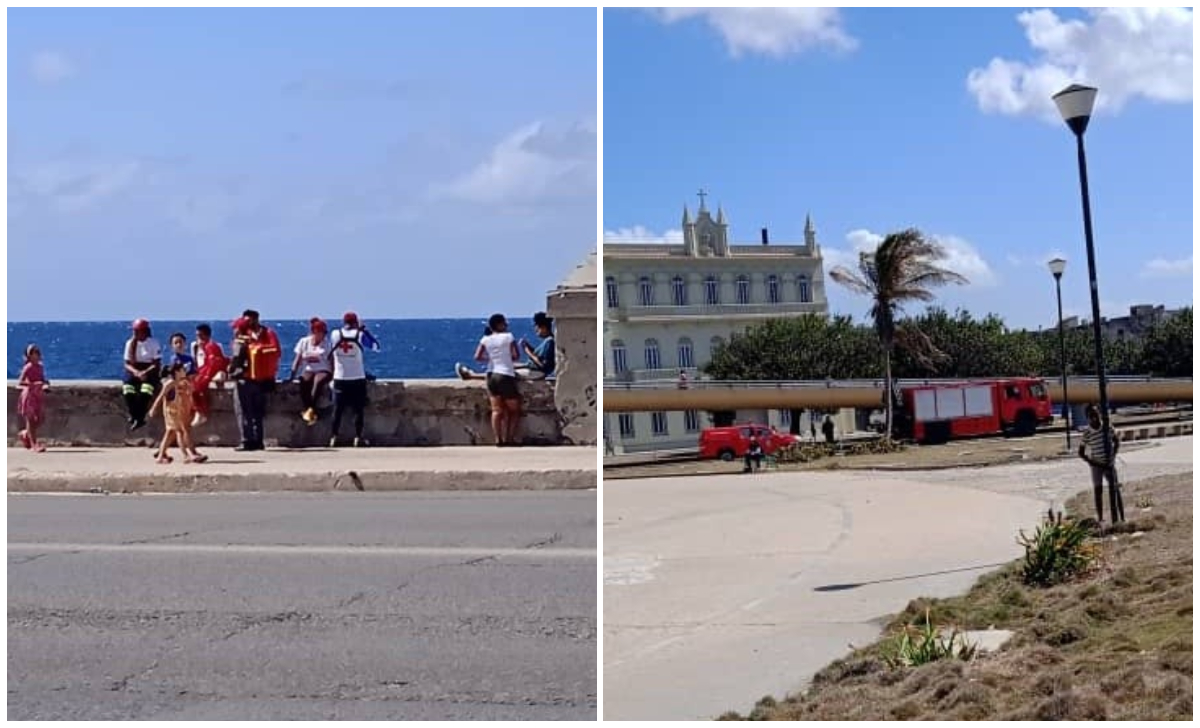 Las autoridades están buscando a una persona desaparecida en el Malecón de La Habana. (Foto © La Tijera-Facebook)