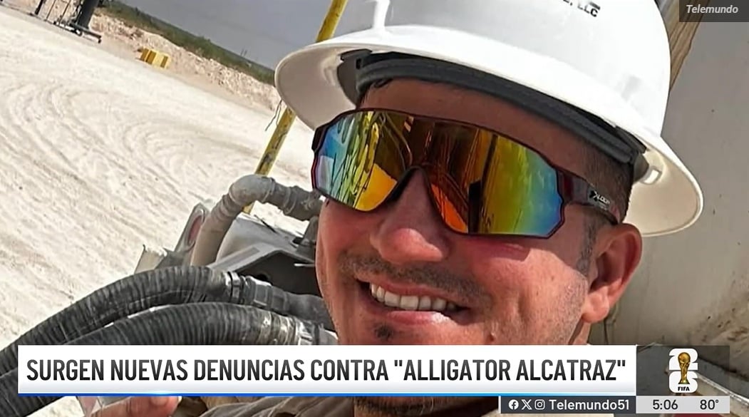 Migrante cubano relata cómo fue agredido de manera brutal por guardias en Alligator Alcatraz