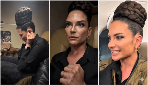 Natalia jiménez en emergencia aérea