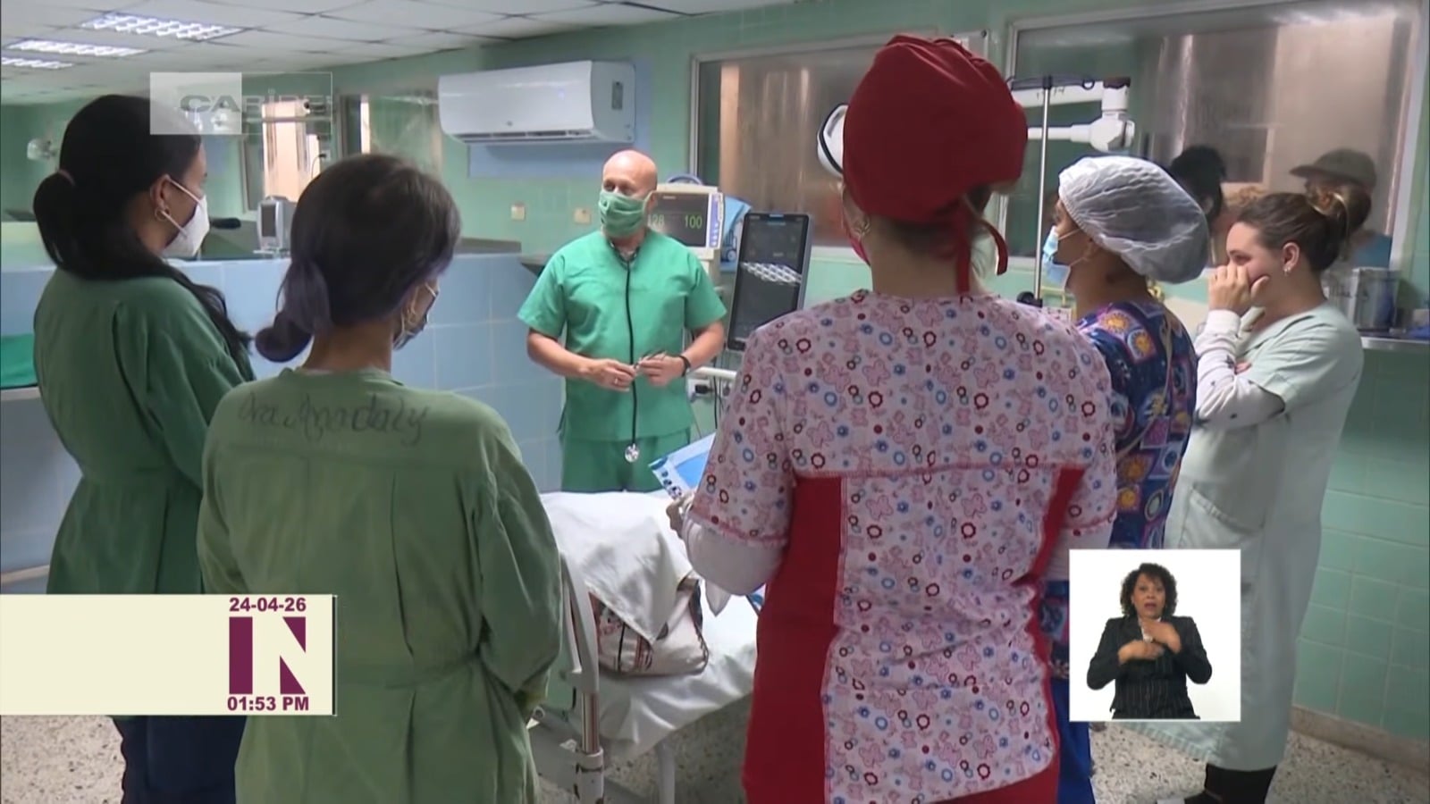 Operan a una niña de 11 meses de un tumor cerebral en Pinar Rio