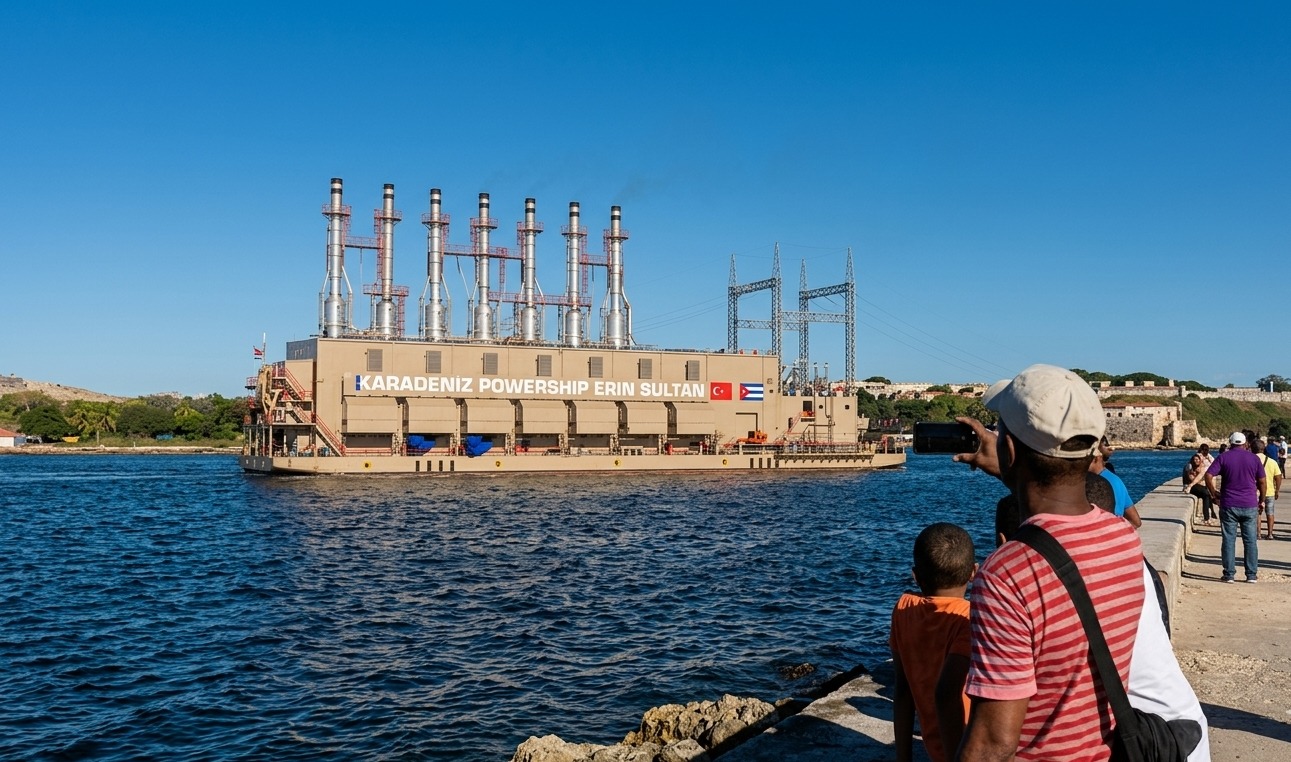 Patanas turcas regresan a Cuba para generar electricidad