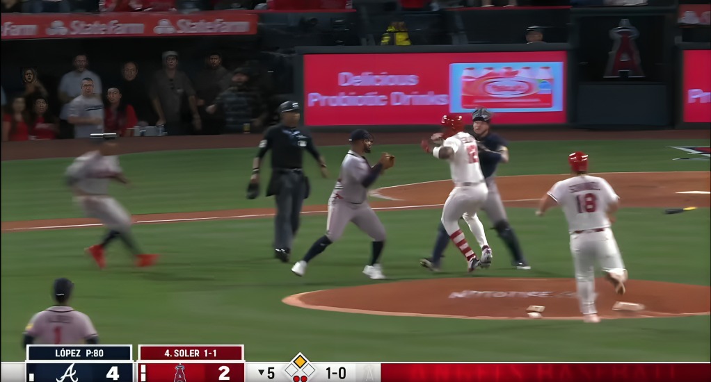 Pelotero cubano Jorge Soler protagoniza la pelea del año en la MLB (+ Video) (1)