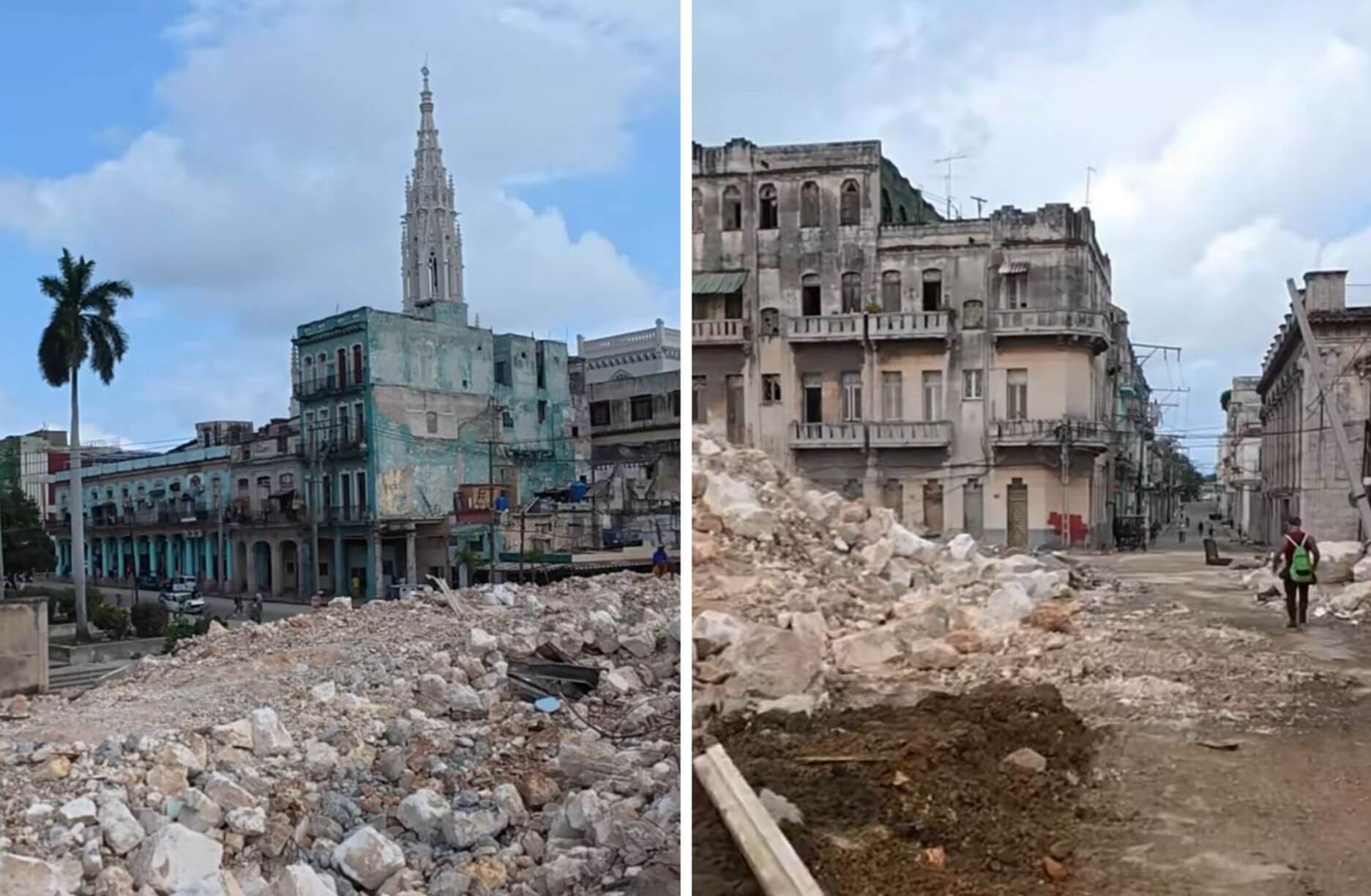 Escombros del ISDi son vendidos como material de la construcción en el mercado negro