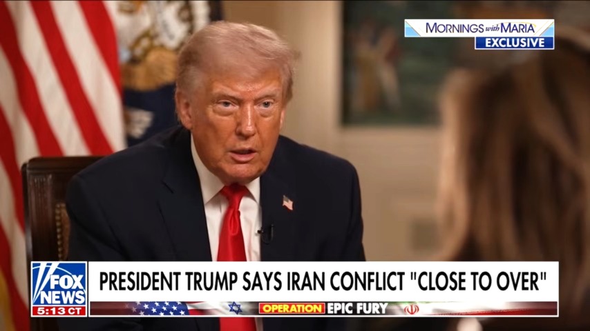 Trump dice que la guerra en Irán acabará “muy pronto”