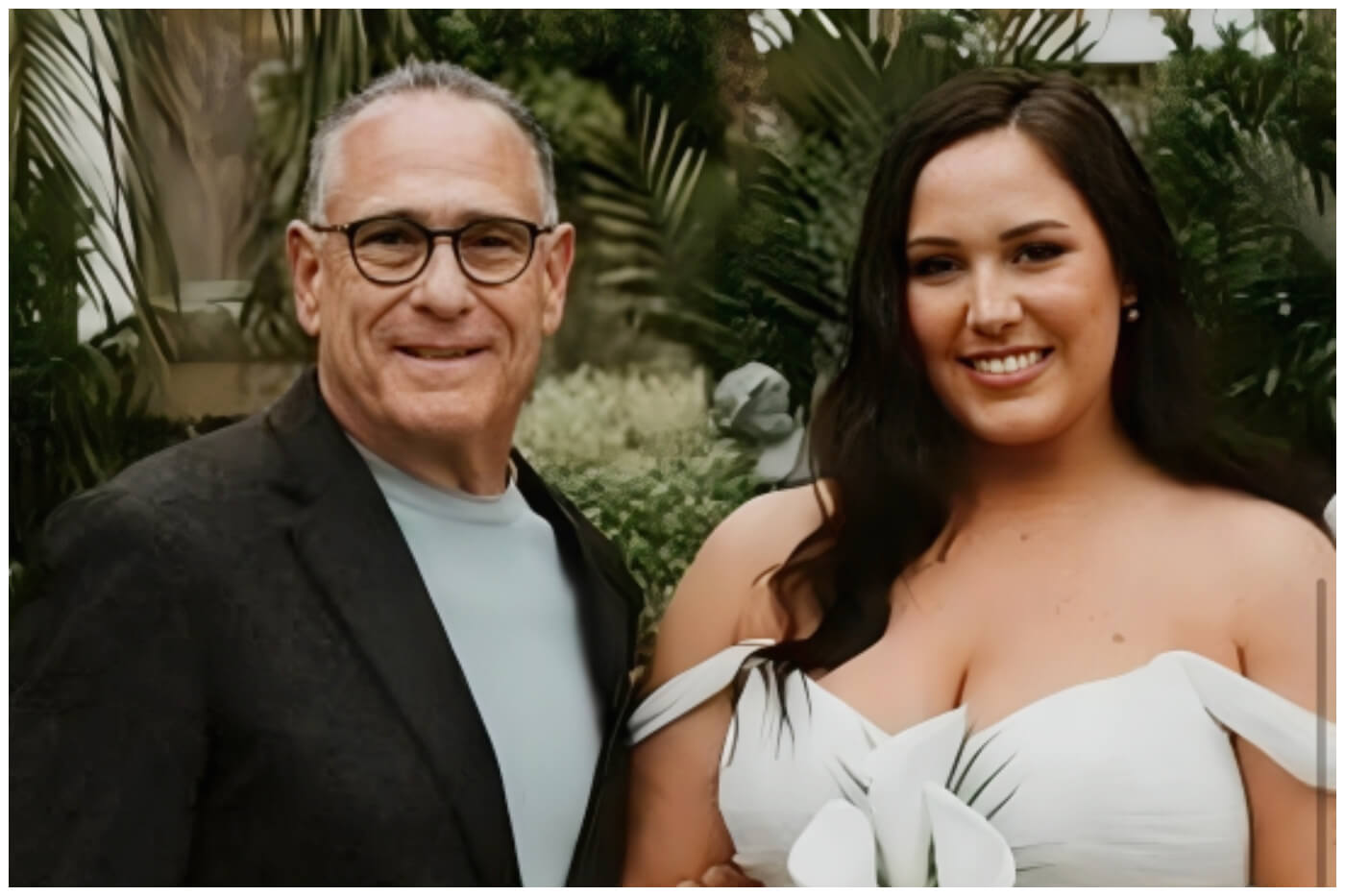 El último evento feliz de la familia fue la boda de su hija, antes de que su padre fuera detenido. (Foto © Danielle Anguiano- Facebook)