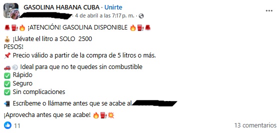Algunas de estas personas ofertan precios “especiales”, que siguen equivaliendo a salarios enteros. (Captura de pantalla © Facebook)