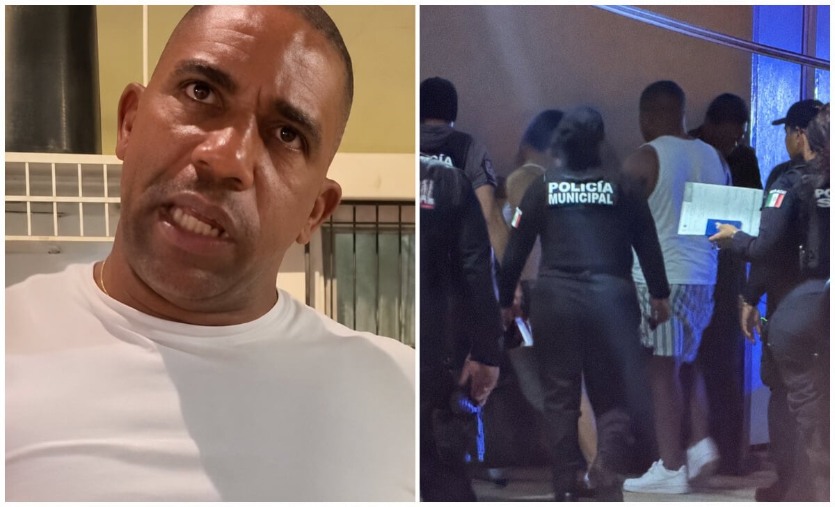 El cubano podría ser repatriado en las próximas horas. (Captura de pantalla y foto © conducta_dade-Instagram y Noticias Cancún 365 Días-Facebook)