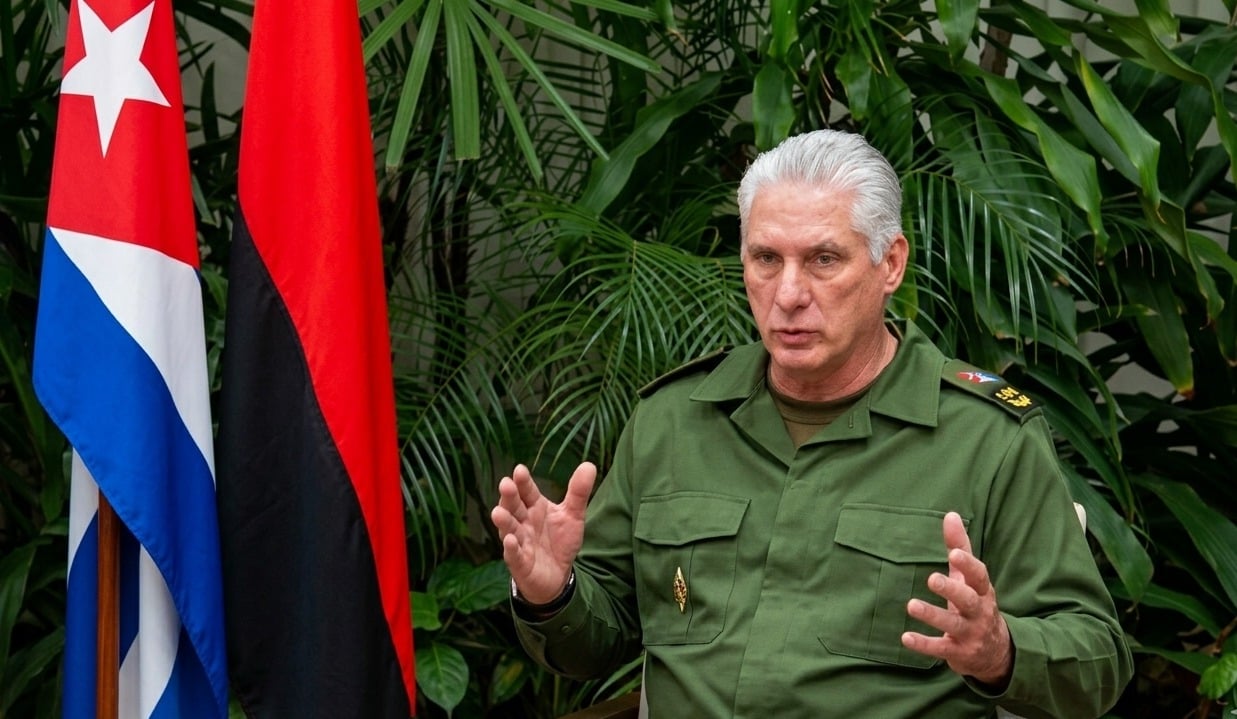 Díaz-Canel llama a los cubanos a “no temer la guerra” con EEUU