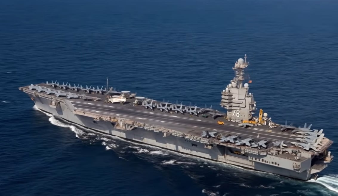 El portaaviones USS Gerald Ford regresó a EEUU Cómo serviría contra Cuba3