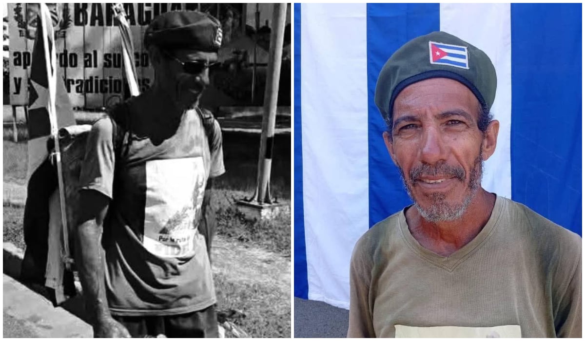 Exmiembro del MININT recorre Cuba defendiendo a Fidel Castro y su apariencia desata burlas y críticas
