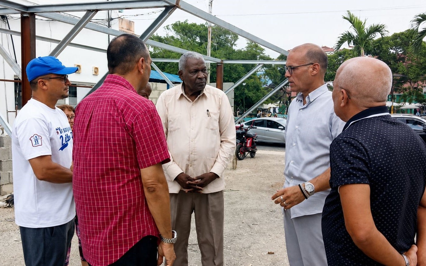 Esteban Lazo en solinera del Vedado-foto-Gobierno de La Habana-Facebook