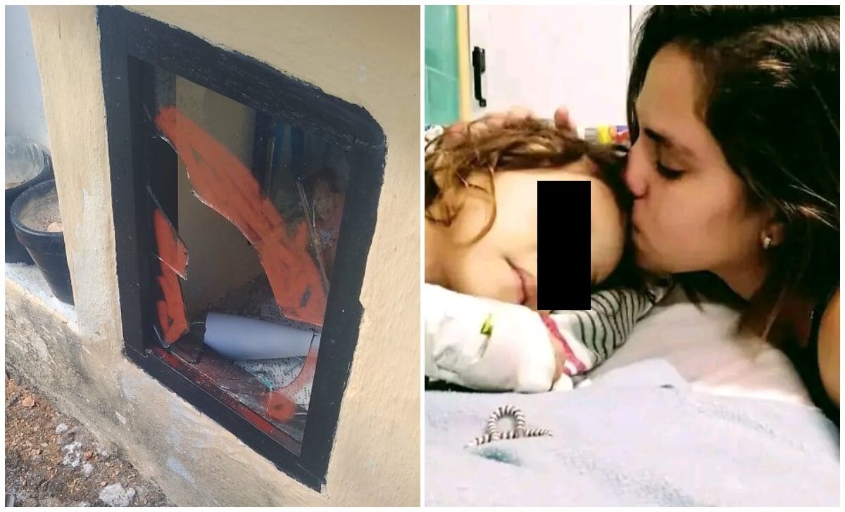 La madre de la menor denunció lo ocurrido. (Foto © Laura Daikelin Rodriguez Pacin-Facebook)