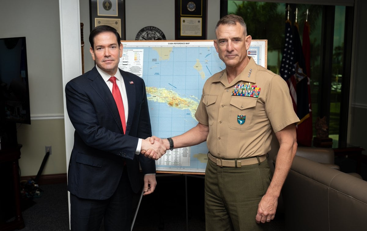 Marco Rubio revela por qué había un mapa de Cuba en su reunión con el Comando Sur