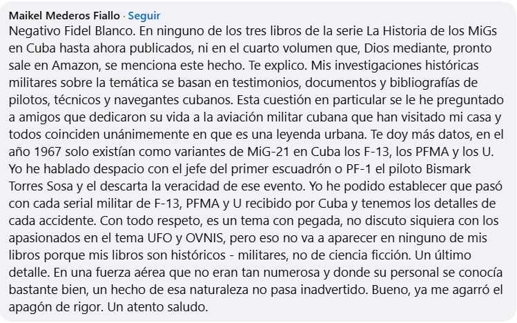 OVNIS en Cuba la historia del caza MiG-21 que perseguía una esfera metálica 2