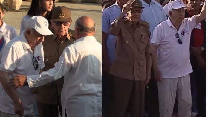 Raúl Castro, de 94 años, se agarra de Machado Ventura, de 95: así están ...