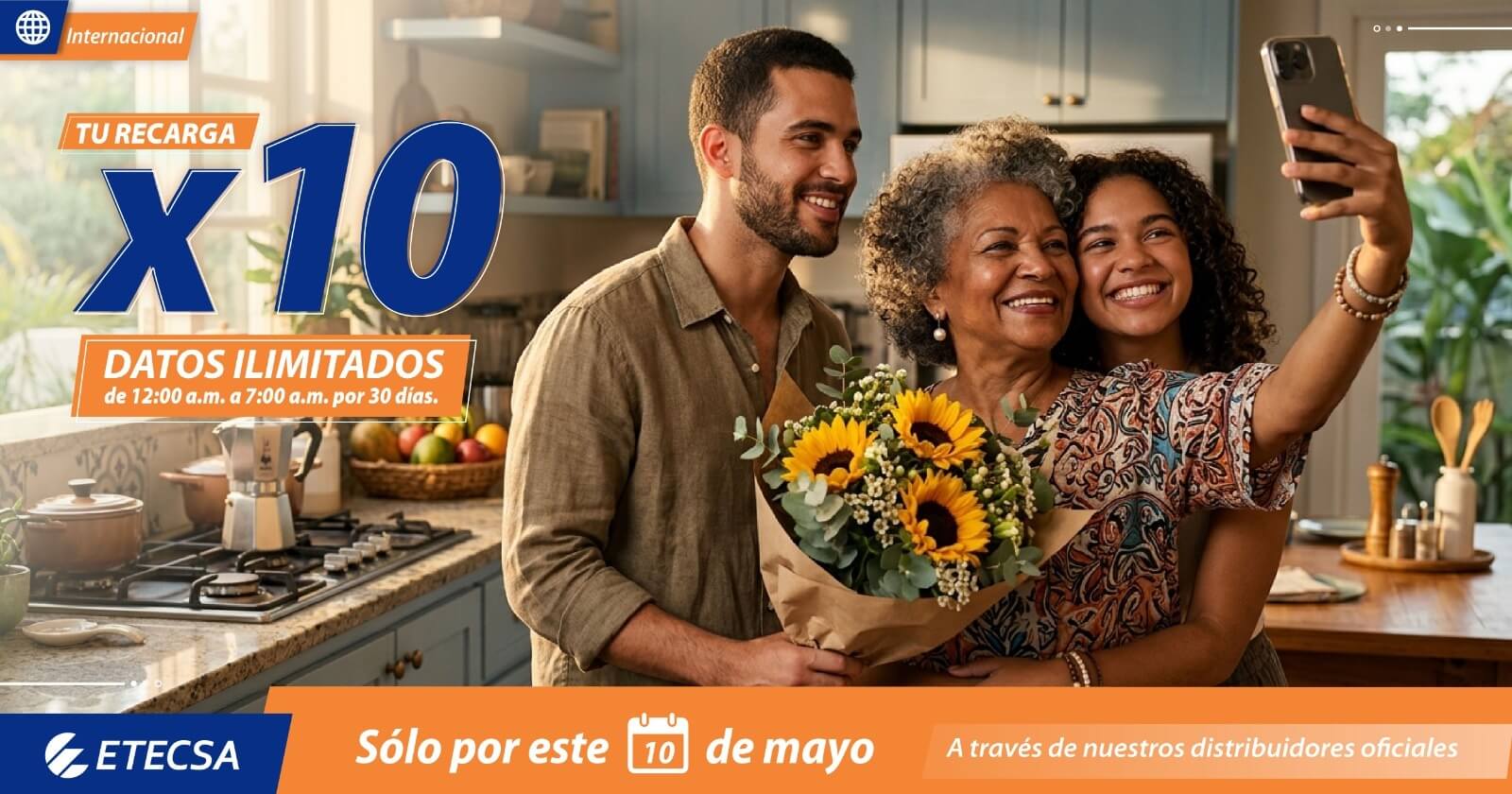 Recarga internacional de Etecsa multiplica por 10 el saldo principal