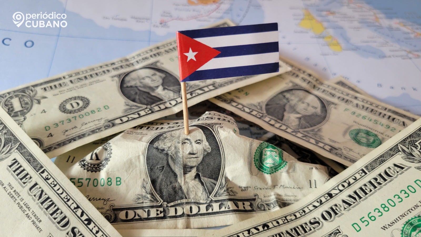 Sube el precio del dólar en Cuba y la tasa del Banco Central es 45 CUP menor