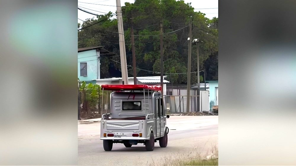 Carrito con paneles solares avanzó desde Santa Cla