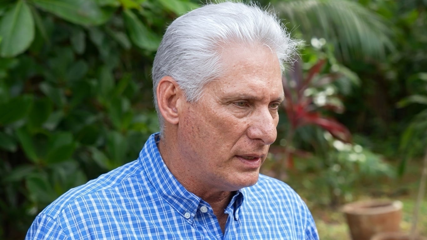 El presidente designado de Cuba, Miguel Díaz-Canel, en conferencia de prensa