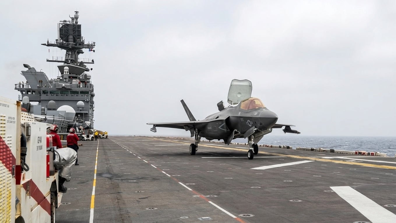 Portaaviones de EEUU en el mar Árabigo 