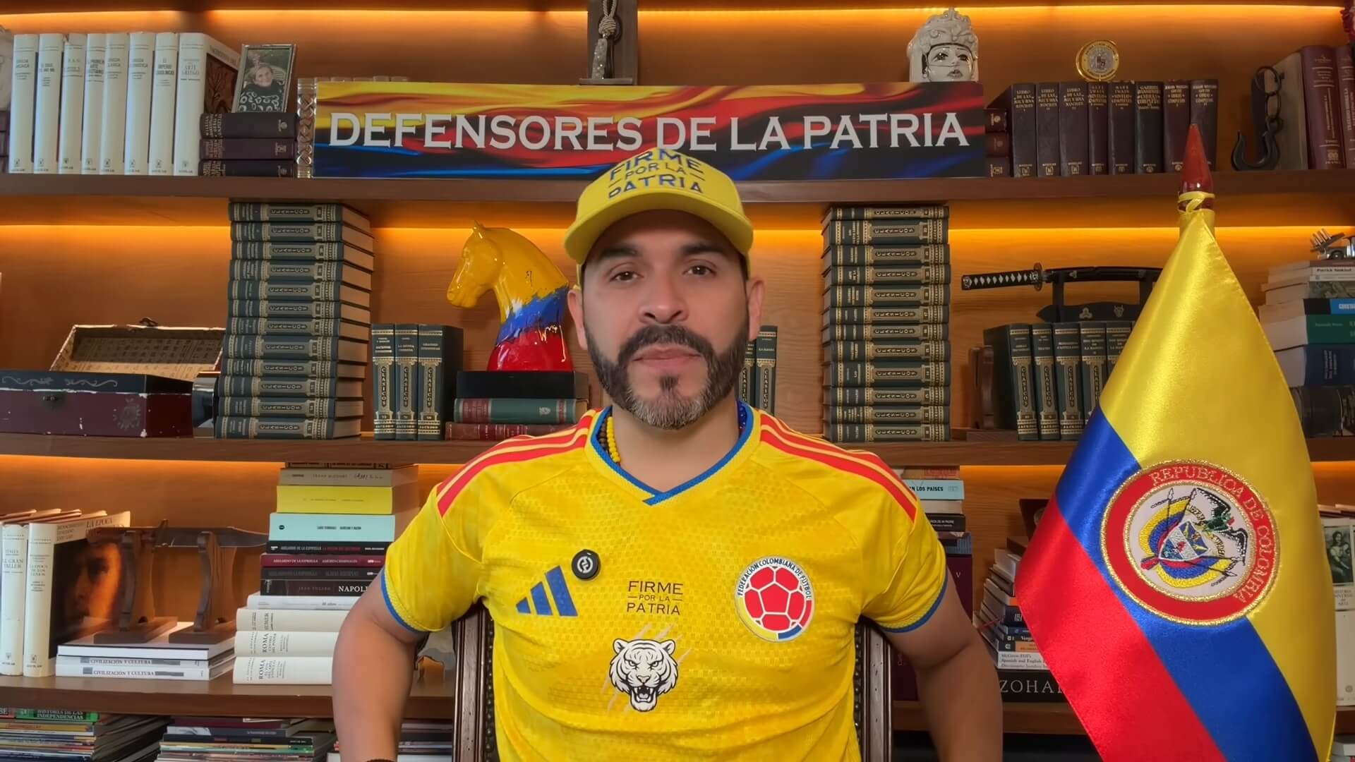 El candidato presidencial de Colombia Abelardo de la Espriella