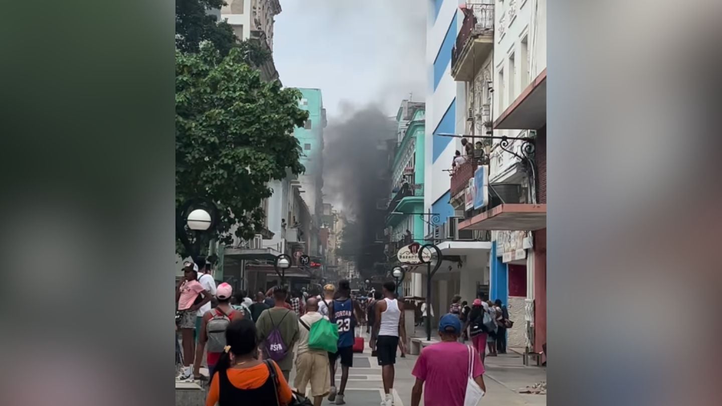 Explosión provoca incendio en Centro Habana y deja daños materiales