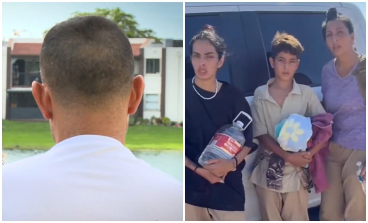 El padre habló bajo condición de anonimato, pues su estatus migratorio aún no está definido. (Captura de pantalla © Telemundo 51)