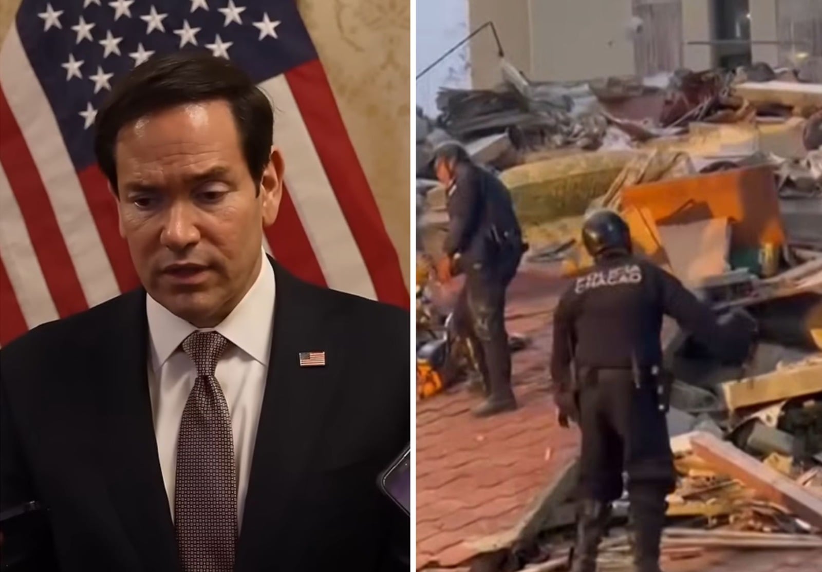 Marco Rubio anuncia ayuda inmediata de EEUU a Venezuela tras los devastadores terremotos