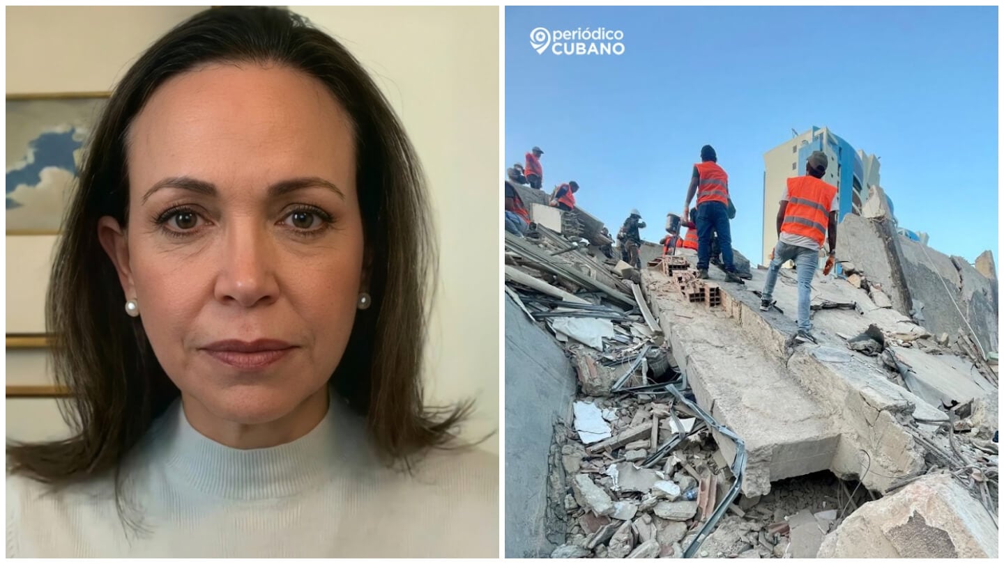 La opositora María Corina Machado habla sobre los terremotos en Venezuela 