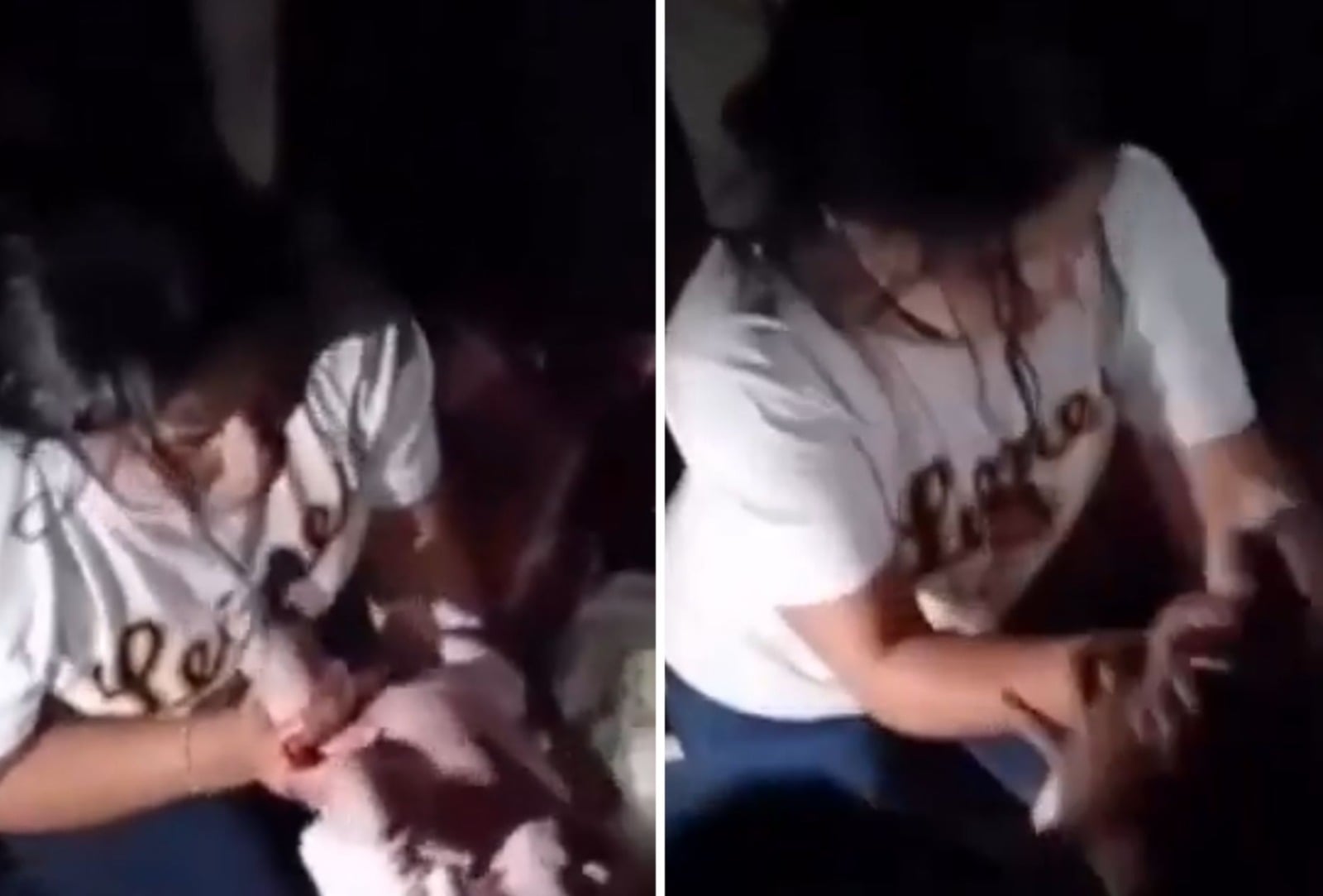 Una mujer da a luz a su bebé entre los escombros del terremoto en Venezuela