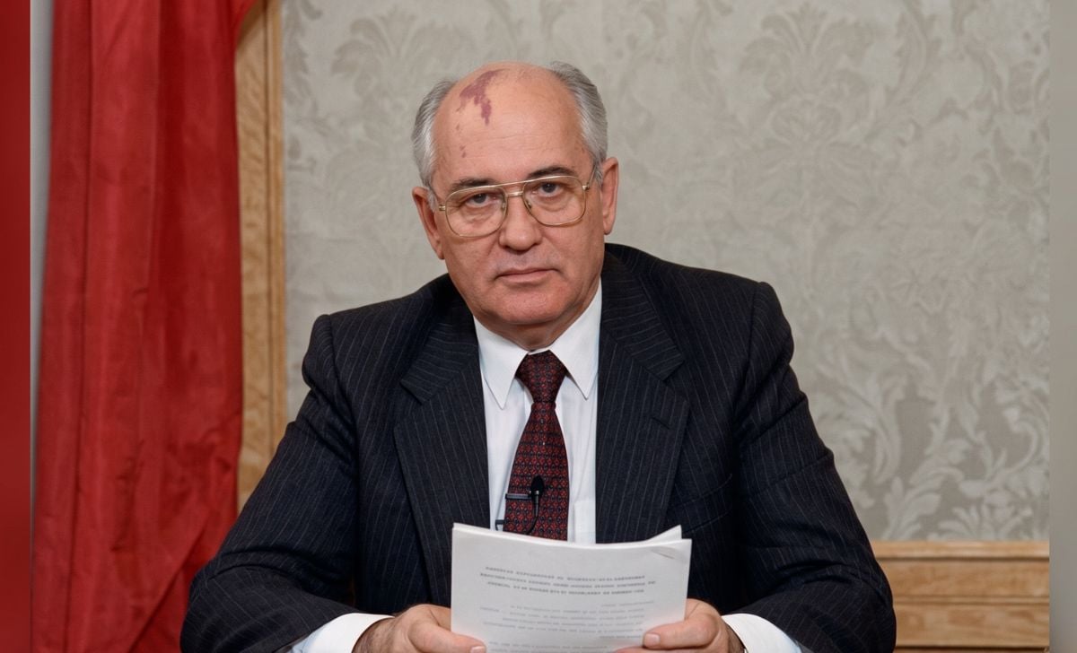 líder soviético Mijaíl Gorbachov