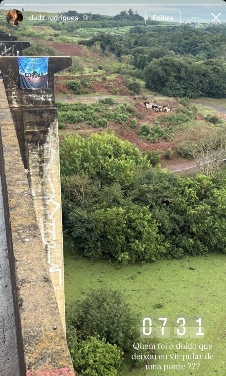 Tragedia en Brasil: joven de 21 años murió al ser lanzada de un puente sin cuerda de seguridad