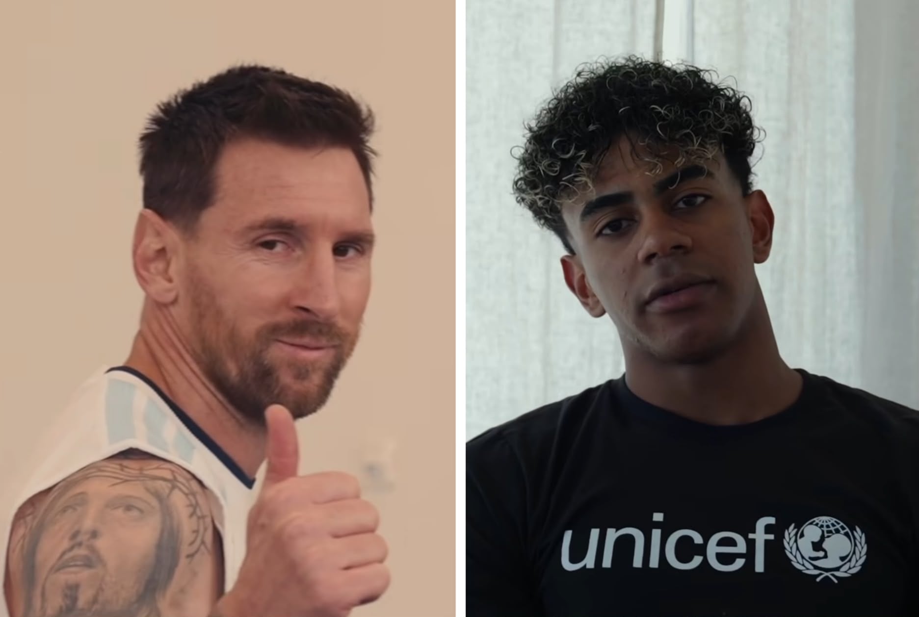 ¡La foto más profética! Lionel Messi enfrentará a Lamine Yamal, el bebé que conoció hace 18 años