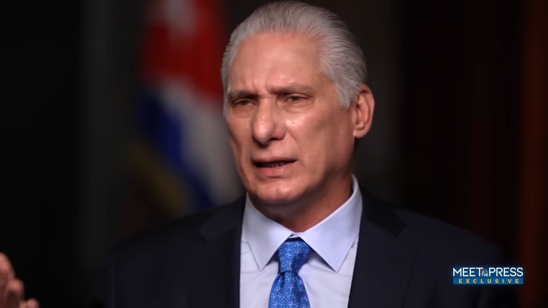 El presidente designado de Cuba, Miguel Díaz-Canel, en una entrevista