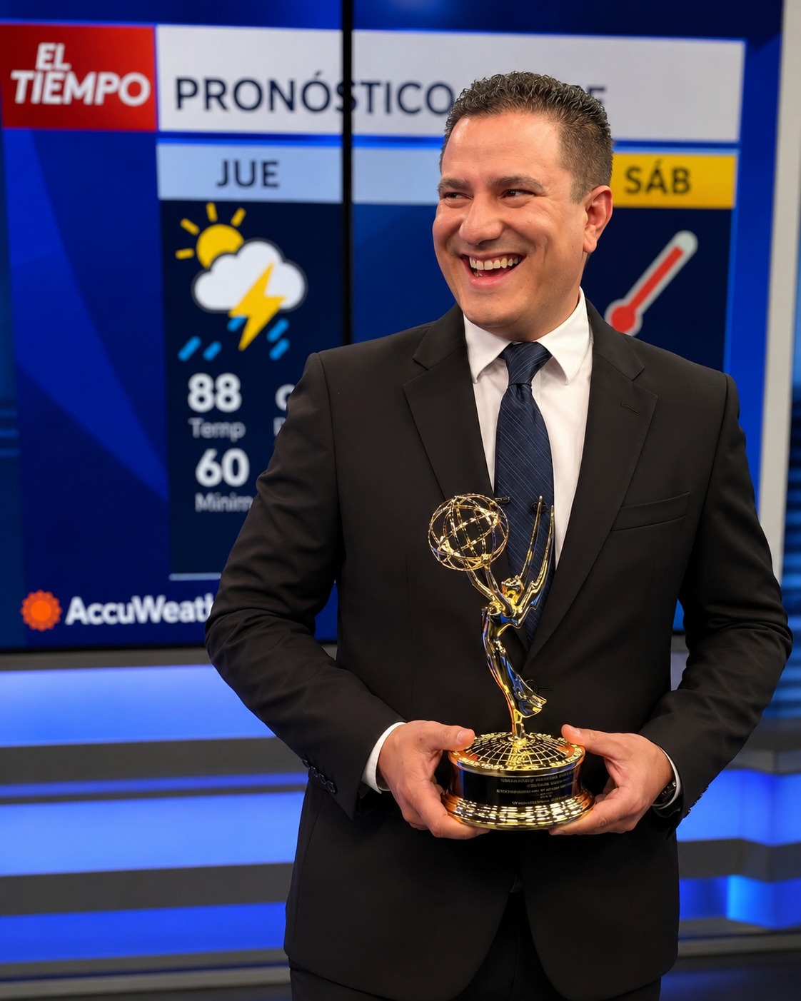 El meteorólogo cubano Daynier Escalante conquista un premio Emmy