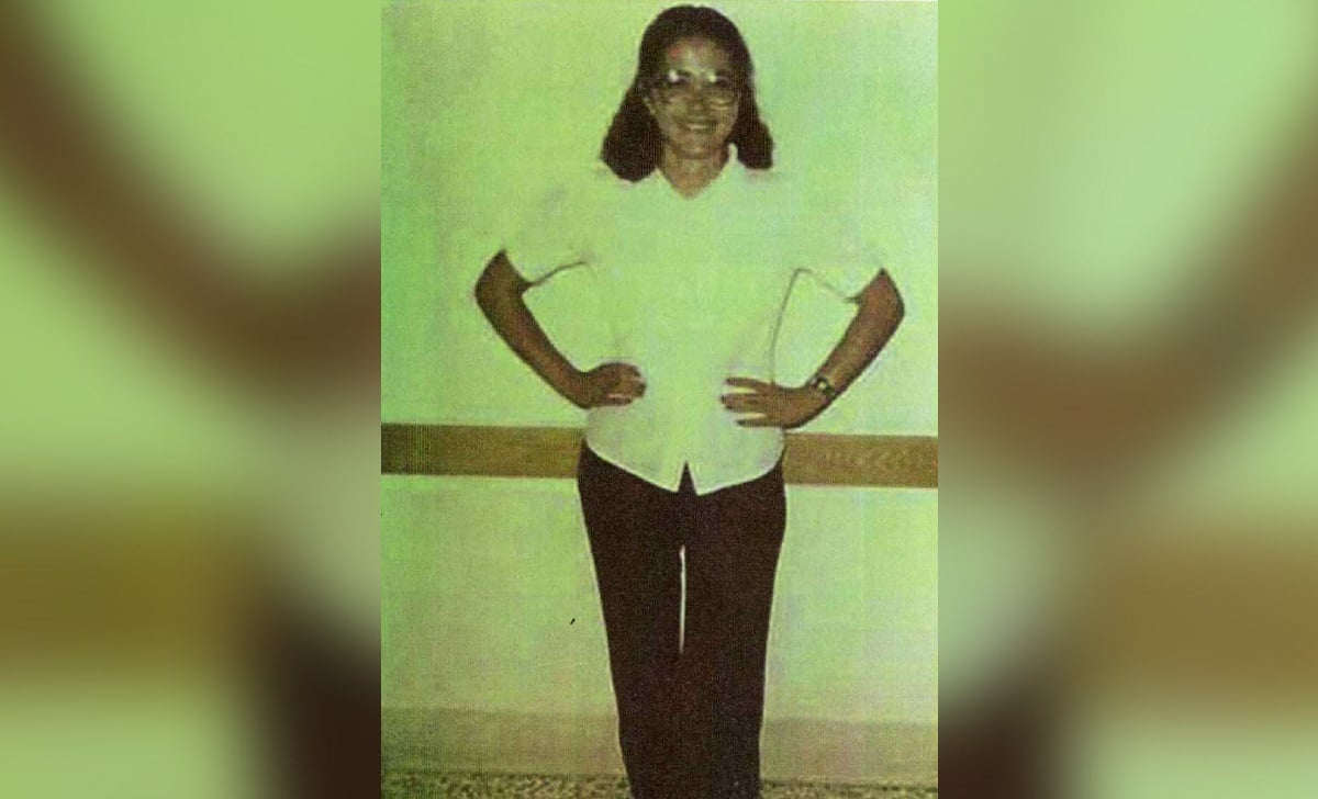 Joven desaparecida en 1985.